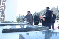 مراسم غبارروبی از مزار شهدای گمنام موزه ملی انقلاب اسلامی و دفاع مقدس