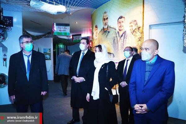 Ambassadors of foreign countries visit the panorama of resistance
